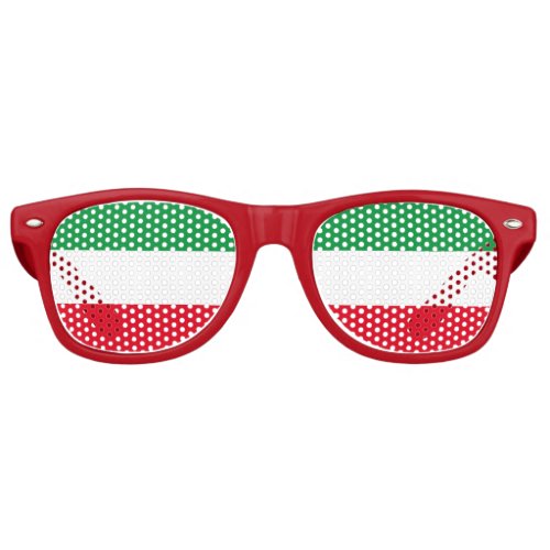 Flag of North_Rhine Westphalia Retro Sunglasses