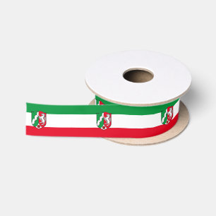Flag of North-Rhine Westphalia Satin Ribbon