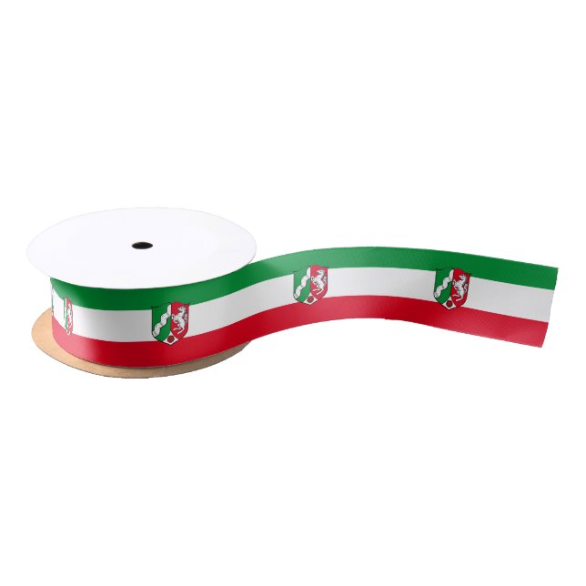 Flag of North-Rhine Westphalia Satin Ribbon (Spool)