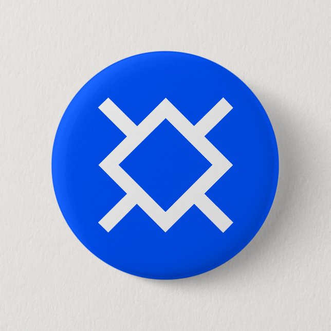 Flag of Northern Cheyenne Button (Front)