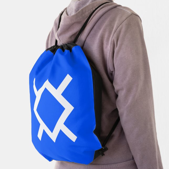 Flag of Northern Cheyenne Drawstring Bag (Insitu)