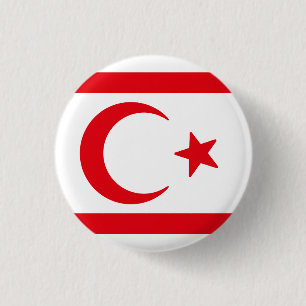 Flag of Northern Cyprus Button