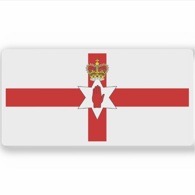 Flag of Northern Ireland (1953–1972) Sticker (Front)