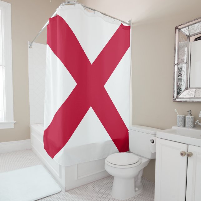 Flag of Northern Ireland Shower Curtain (In Situ)