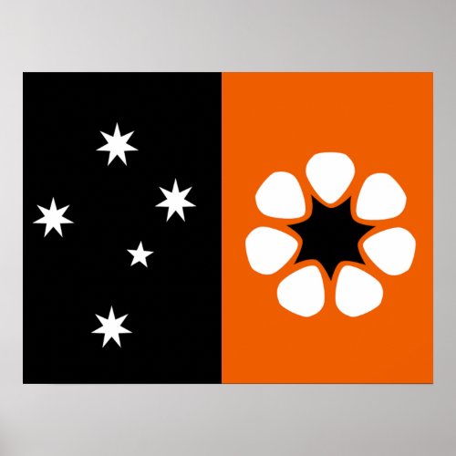 Flag of Northern Territory Australia Poster