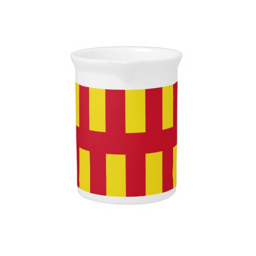 Flag of Northumberland Beverage Pitcher