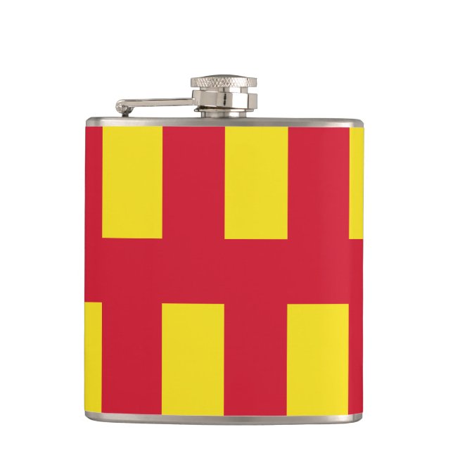 Flag of Northumberland Flask (Front)
