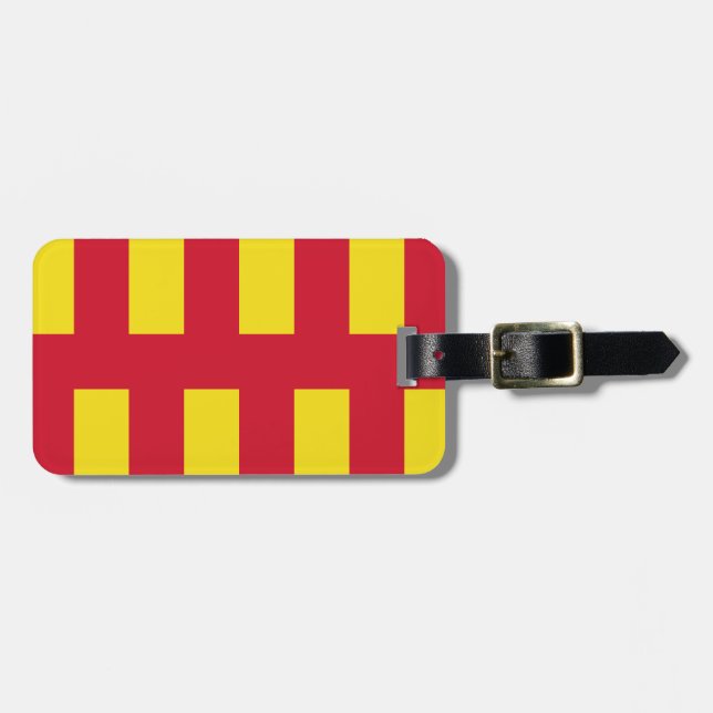 Flag of Northumberland Luggage Tag (Front Horizontal)