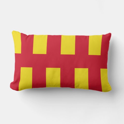 Flag of Northumberland Lumbar Pillow