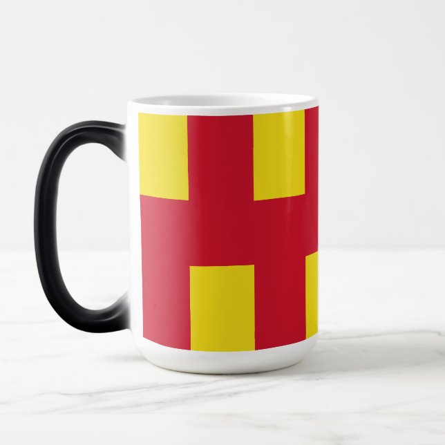 Flag of Northumberland Magic Mug (Left)