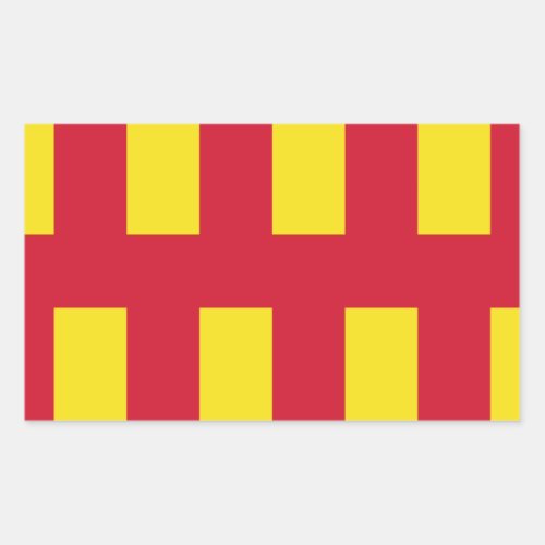 Flag of Northumberland Rectangular Sticker