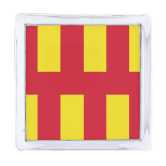 Flag of Northumberland Silver Finish Lapel Pin