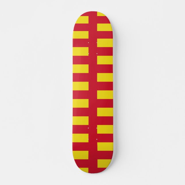 Flag of Northumberland Skateboard (Front)