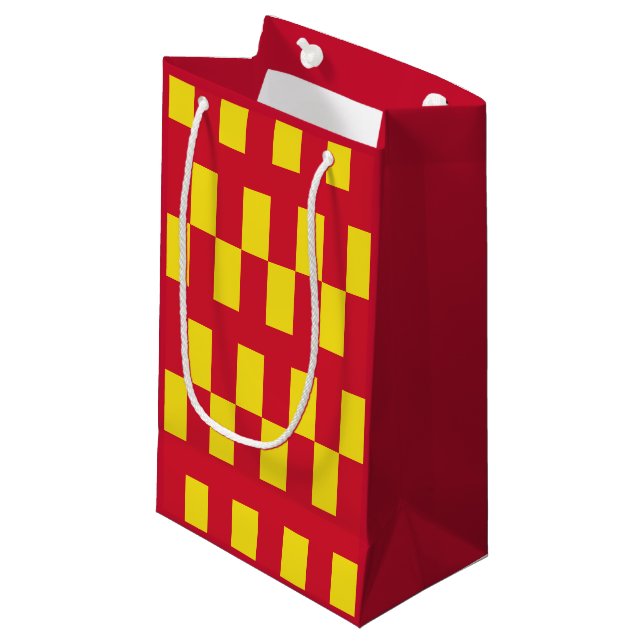 Flag of Northumberland Small Gift Bag (Front Angled)