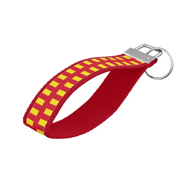 Flag of Northumberland Wrist Keychain (Angled Up)