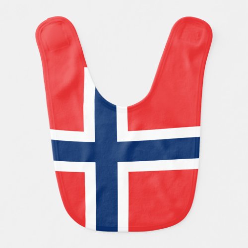 Flag of Norway Baby Bib