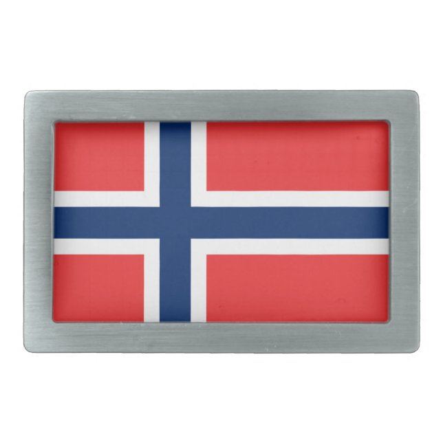 Flag of Norway  Belt Buckle (Front)