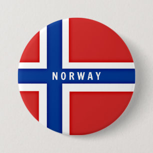 Flag of Norway Button