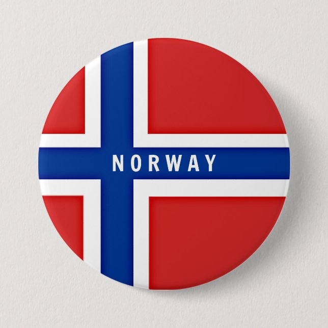 Flag of Norway Button (Front)