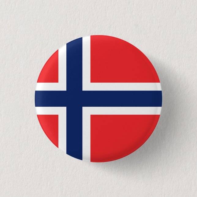 Flag of Norway Button (Front)