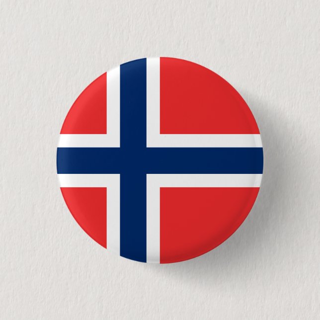 Flag of Norway Button (Front)