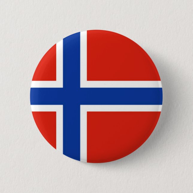 Flag of Norway Button (Front)