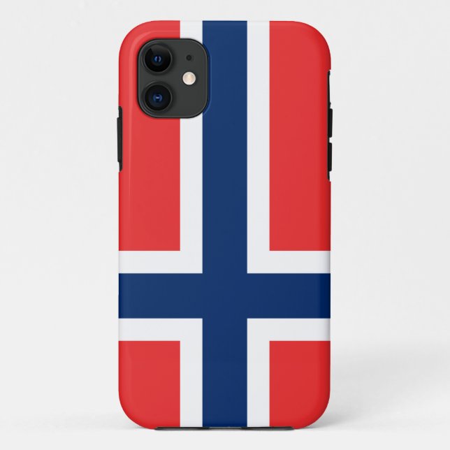 Flag of Norway Case-Mate iPhone Case (Back)