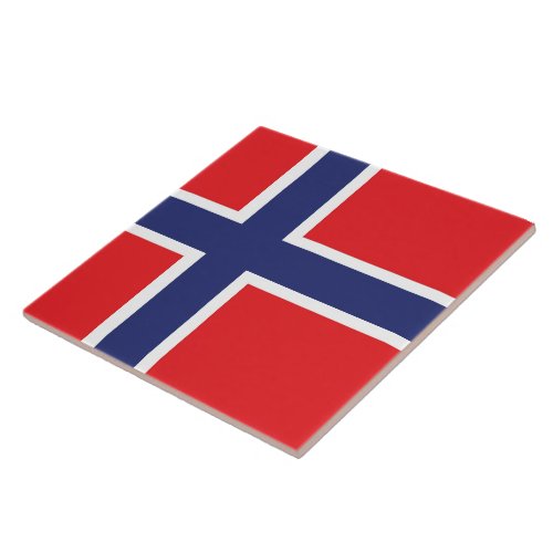 Flag of Norway Ceramic Tile