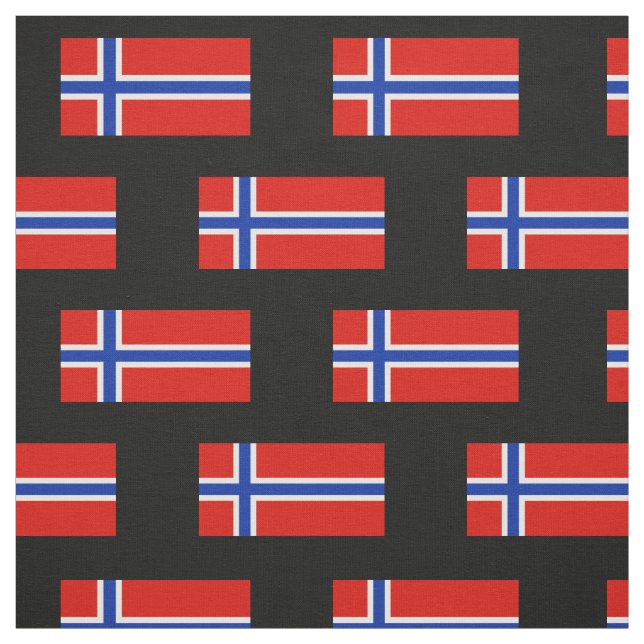 Flag of Norway Fabric (Swatch)