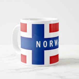 Flag of Norway Giant Coffee Mug