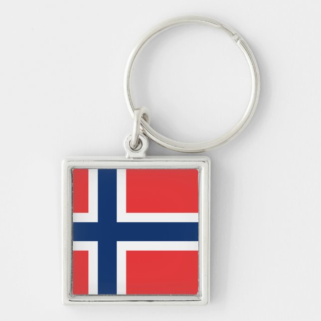 Flag of Norway Keychain (Front)