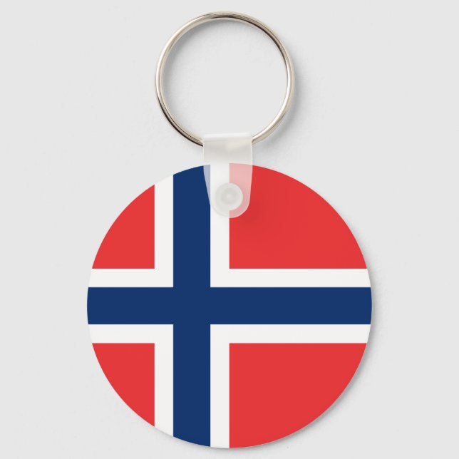 Flag of Norway Keychain (Front)