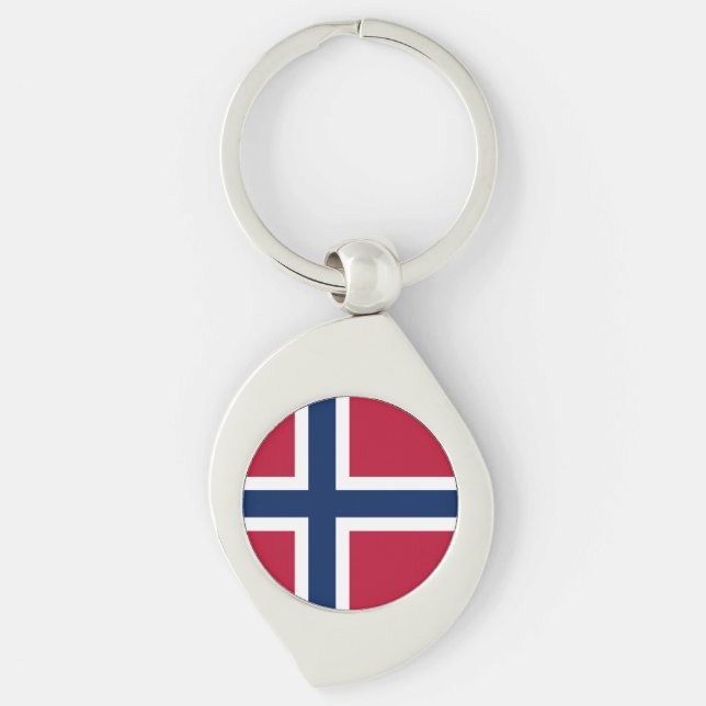 Flag of Norway Keychain (Front)