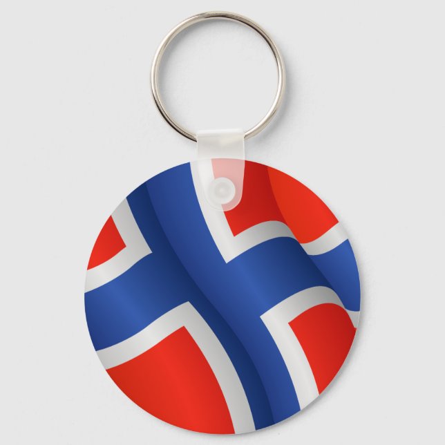 Flag of Norway keychain (Front)