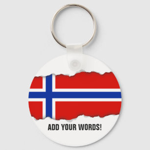Flag of Norway Keychain