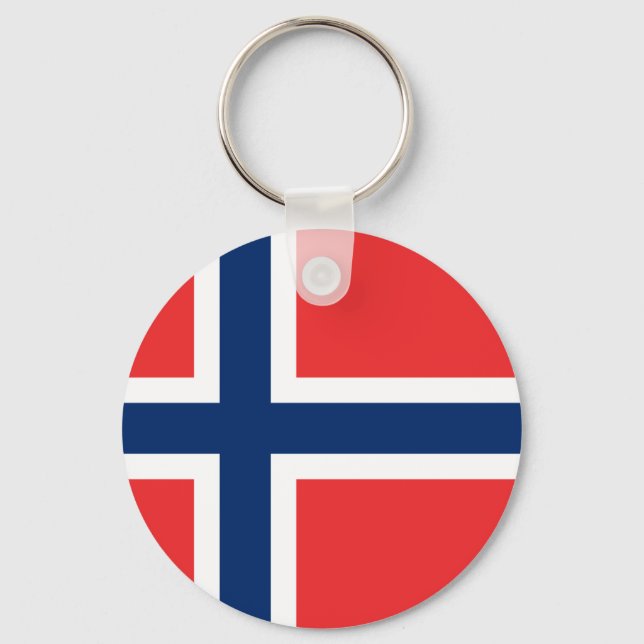 Flag of Norway Keychain (Front)