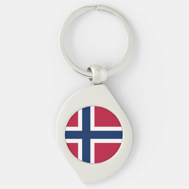 Flag of Norway Keychain (Front)