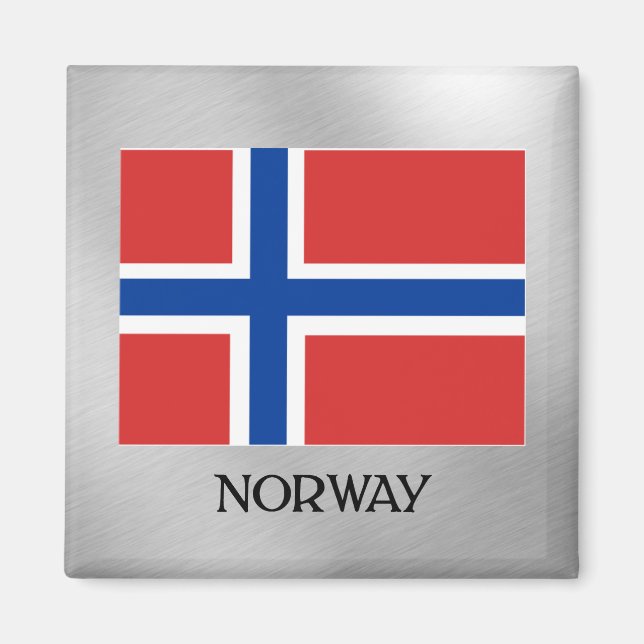 Flag of Norway Magnet (Front)