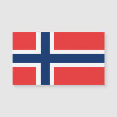 Flag of Norway Magnetic Business Cards (Front)