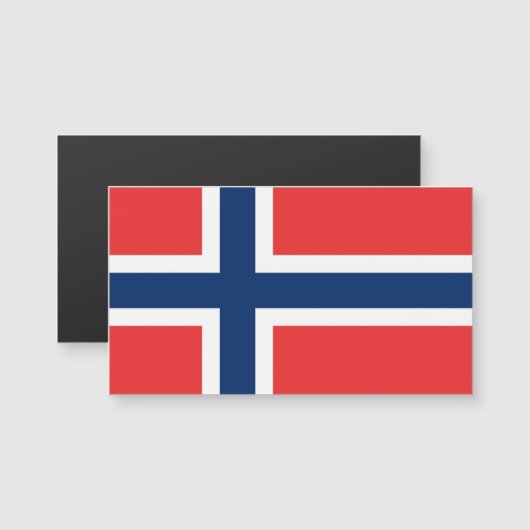Flag of Norway Magnetic Business Cards (Front/Back)