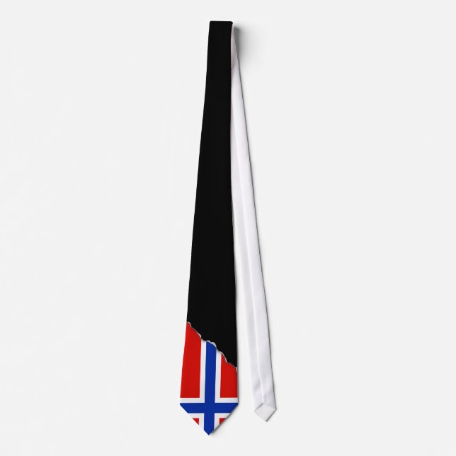 Flag of Norway Neck Tie (Front)