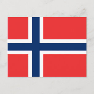 Flag of Norway Postcard