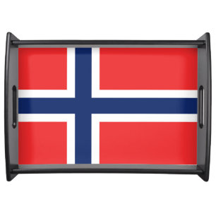Flag of Norway Serving Tray
