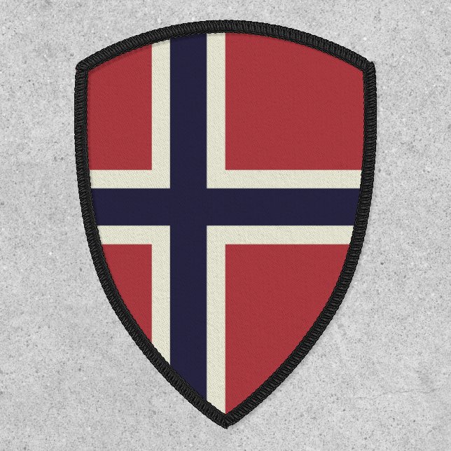 Flag of Norway Souvenir Patch (Front)