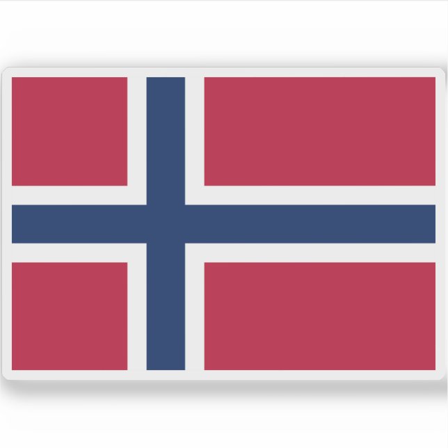 Flag of Norway Sticker (Front)