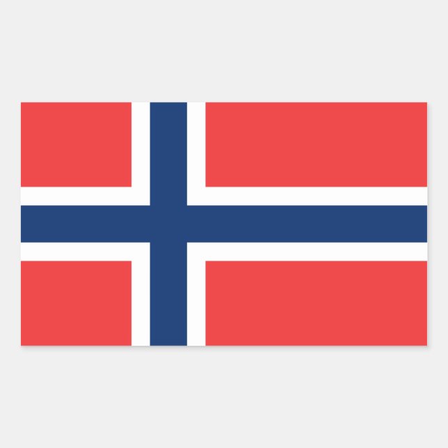 Flag of Norway Sticker (Front)