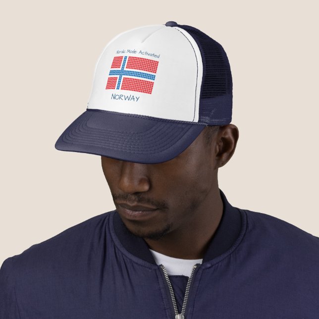 Flag of Norway Trucker Hat (In Situ)