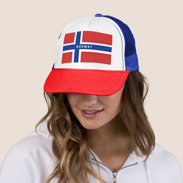 Flag of Norway Trucker Hat (In Situ)