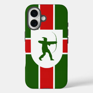 Flag of Nottinghamshire iPhone 16 Case