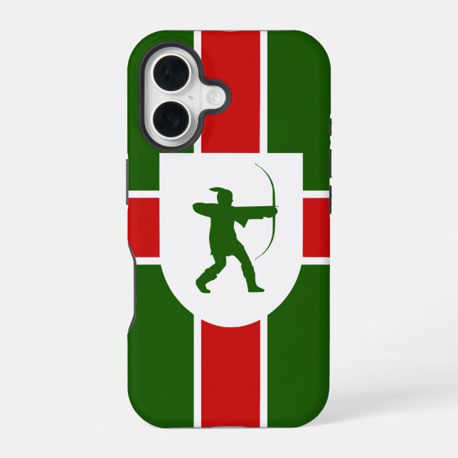 Flag of Nottinghamshire  Iphone Case (Back)